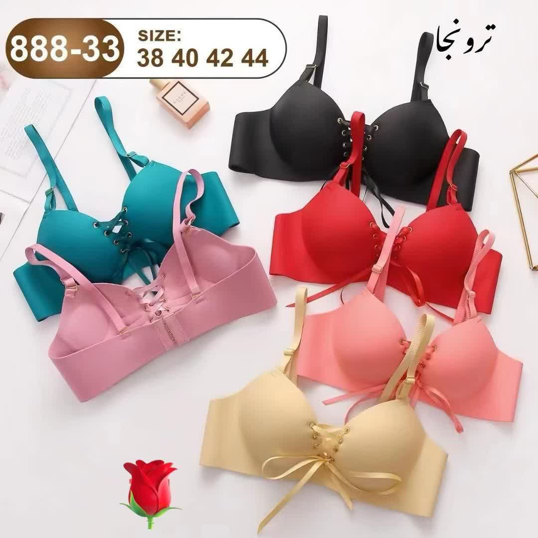 سوتین دخترانه بند کفشی لیزری کاپ A سایز 80 تا 95